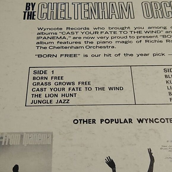 Born Free Vinyl Record - Picture 4 of 8